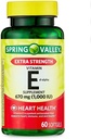 Jarní údolí Extra Síla Vitamin E - Alpha, 670 mg (1000 IU), 60 Počet