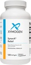 XYMOGEN SynovX Relief - Společná podpora dodatek s Boswellia Serrata Extract + Turmeric - Svalové a společné úlevy doplňky - Vegan, gluten zdarma a bez GMO (120 Softgels)