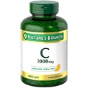 Nature 's Bounty Vitamin C 1000mg, Podporuje imunitní a antioxidační zdraví, vitamín C dodatek, 1 per day, 300 Vegetariánské Kaplety
