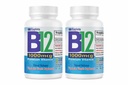 Nutrisalud Produkty Vitamina B12 de alta potencia, 1000mcg, Set de 2 frascos con 100 tabletas c / u. Combate Anemia, superiga, aumenta la energia, revitaliza el sistema nervioso.