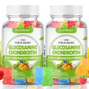 softbear Glucosamine Chondroitin Gummies s MSM Triple Strength, Organic Chewable Glucosamine Chondroitin dodatek pro společnou podporu Vegan Mixed Fruit Flavor 120 Gummies