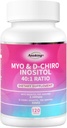 Myo-Inositol & D- Chiro Inositol dodatek pro Hormon Balance pro ženy cr124; Ideální 40: 1 Poměr ovariální zdravotní podpora cr124; Vhodné pro precepci