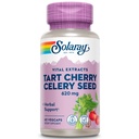 SOLARAY Tart Cherry & Celer Seed CLANER 124; Zdravé hladiny kyseliny močové, kloubní, svalová obnova a podpora spánku CLANER 124; 60 VegCaps