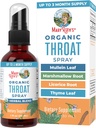 MaryRuth Organics USDA Organic Throat Spray with Mullein Leaf Current124; Marshmallow Root & Licence Root & Thyme Leaf Current124; 4 Herbal Blend Current124; Non- GMO Current124; Vegan Current124; Gluten Free Current124; 1 Fl Oz Current124; Až 100 Služeb