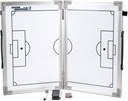 Soccer Innovations Hinged Magnetic Tactic Coaching Board, Extrémně přenosné Dry Smase White Board pro Soccer Coaches of All Levels k provedení taktické analýzy.