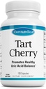 EuroMedica Tart Cherry - Antioxidant dodatek k podpoře zdravé kyseliny močové rovnováhy a společné zdraví - Vegan Nutriční dodatek - Dietní dodatek k podpoře obnovy po cvičení - 120 Kapsle