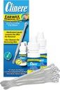 Clinere Earwax Odstranění kit, Bezpečně a jemně čisté ušní vosk, Itch Relief, pracuje okamžitě .5oz Carbamid peroxid, 2 x .5 Fl Oz s 12 Sticks