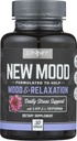 Onnit New Mood Dietní dodatek, nálada a relaxace, Denní podpora stresu, Lepek zdarma, 30 Kapsle
