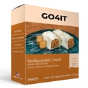 GO4IT Zdravotní strava Náhradní Bar, HIGH protein Nutrition Bar, HIGH Fiber, LoW Calories, KETO přátelský, On- the- go, hubnutí Food Bar, 7 / Box - (Vanilla Caramel Crunch)