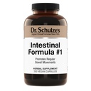 Dr. Schulze 's Intestinal Formule # 1 - Bowel Hnutí Dodatek pro Colon Health Support - Bloating & Concurrency Aid - Intestinal Cleanse - All- Natural - Plant- Based - Vegan - 250 Počet