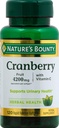 Nature 's Bounty Cranberry Fruit 4200mg Plus vitamin C, 120 Softgels (balení po 1)