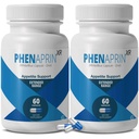 PhenAprin XR Maximální síla Suppressant Appetit Diet Pills - 2- Pack, Metabolismus Zvýšení, hubnutí pro ženy a muže, 120 Modré / bílé kapsle
