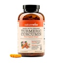 NatureWise Curcumin Turmeric 2250mg - 95% Curcuminoidy & BioPerine Black Pepper Extract pro pokročilou absorpci - Denní společná a imunitní zdravotní podpora - Vegan, Non- GMO, 360 Počet [120- Day Supply]