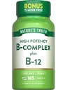 Nature 's Truth Vitamin B Complex CLAS124; 165 Tablet CLAS124; Plus B12 CLAS124; Vegan & Non-GMO dodatek