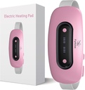 Elektrický vyhřívací panel, Přenosný bezkordový menstruační vyhřívací panel se 4 tepelnými hladinami a 4 masážními režimy, Rychlé velké vyhřívání Belly Wrap Belt pro křeče, Reliéf bolesti zad dárky pro ženy její (růžová)
