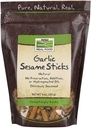 Nyní potraviny česnek Sezame Sticks, 9 oz Bag