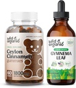Wild & Organic Ceylon Skořice Gummies & Gymnema tinktura