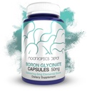 Nootropics Depot Boron Glycinate Kapsle 124; 50mg Glycinátu 124; Doručování 6mg Elemental Boron CLAS124; Testosteron, Inflosis, Imunite, & Cognitive Support CLAS124; 120 Count