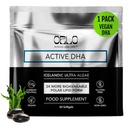 Orlo DHA - Vegan DHA dodatek (EPA & DHA) - Omega 3 Fish Oil & Krill Alternative - Plant- Based Omega33 Algae Oil - Brain & Heart Support (60 Mini Bezproblémové Softgels)