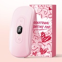 Přenosné vyhřívání Pad Period Křeče: 2 Časovač 6 Tepelné úrovně 6 Vibrační módy Bezdrátové Elektrické vyhřívání Pad pro bolest zad Menstruační vyhřívání Pad (Světlá růžová)