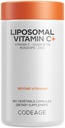 Codeage Liposomální vitamin C 1500mg se zinkem, bezinky, Citrus Bioflavonoidy Grapefruit, Lemon, Pomerančový prášek, Quercetin & Rose HIPS Ovoce - Veganský dodatek - Non- GMO, Veganové pilulky, 180 Kapsle