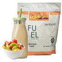 Fuel Vegan Protein Powder Fruit Flavor - 21g proteinu každý sloužit, Delicious Plant- Based Směs pro růst svalů, Vyrobeno z Pea, s Vegan D3, žádné umělé příchutě, gluten- bez
