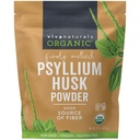 Viva Naturals Organic Psylium Husk Powder, 24 oz - Finely Ground, Neochucené, Vegan, Keto, Paleo, Non-GMO Plant- based Superfood, Dobrý zdroj vláknina pro gluten- zdarma pečení, šťavnaté a smoothies
