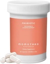 MOMOTARO APOTHECA Organic Probiotics for Women Vaginal & Digestive Supplement, 25 Bilion CFU - Prebiotika a Lactobacillus Blend doplňky - Feminin Zdravý Vaginální zápach & Flora - 30 Kapsle
