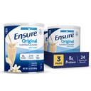 Zajistěte Original Vanilla Nutrition Powder 124; Vanilla Protein Powder 124; Small Meal Replacement Shake Mix 124; 8g Protein, 24 Vitamíny & Minerály 124; Imunní zdraví 124; 14.1 oz - 3 balení