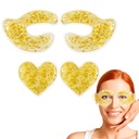 Opakovatelné Gel Eye Pads - Chlazení a zahřívání oční komprese pro snížení pufless, kruhy, vrásky a červenost - úleva od bolesti a relaxace