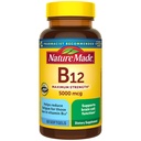 Příroda vyrobené maximální sílu vitamin B12 5000 mcg, Dietní dodatek pro podporu metabolismu energie, 60 Softgels, 60 denní dodávky