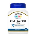 21. Století Norské Cod Játra Oil, 400 mg, 110 Softgels
