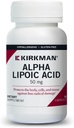 Kirkman - alfa kyselina lipoová 50 mg - 90 tobolek - potentní antioxidant - chrání proti škodlivým radikálům - hypoalergenní