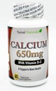 Vápník plus vitamín D3 60 Tablet Všechny Naturals podporuje kostní zdraví Dobré pro seniory Těhotenství a Menopauza Vyrobeno v USA gluten zdarma FDA registrované zařízení Non GMO