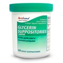 USP 2g Glycerin Laxativa Suppository - 100 Laxativní Suppository pro muže a ženy - Rychlé a jemné Relief Suppository pro zácpu - Pohodlné Shape Dospělé Suppository