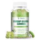 Totaria Sugar Free Soursop Oil Graviola Moss Gummies - Podpora trávicí spánkové pokožky zdraví, imunita a antioxidant - Guanabana Ovoce s mořem Moss, 150mg Black Seed Oil Organic Non- GMO Vegan