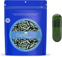 Kapsle Capsuline Chlorofyl Barevná velikost 00 Prázdné Vegan Kapsle - 1000 Hrabě - Prázdný Veggie Pill Kapsle - DIY Zeleninové Kapsle Filling - Prázdná Caps - Kosher Non- GMO Certified (Green)