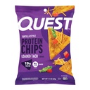 Quest Nutrition Loaded Taco Tortilla Style Protein Chips, 19g Protein, 4g Net Carb, Low Carb, gluten Free, 1.1 oz (balení po 12)