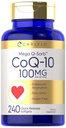 Carlyle CoQ10 100mg PHARMAN124; 240 Softgels PHARMAN124; Mega Q-Sorb Coenzym Q-10 GARMAN124; s Black Pepper Extract PHARMAN124; Non-GMO, gluten zdarma dodatek