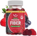Sugar Free Prebiotic Fiber Gummies pro dospělé Děti Smíšené Berry Flavor Plant Dodatek pro ženy Muži, Denní stravovací zdraví Regularita 60 Počet (balení po 1)