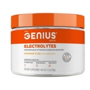 Geniální Electrolytes Powder Drink Mix, Orange Fizz, 30 Servings - Přírodní Hydration Booster & Endurance dodatek s draslíkem, hořčík & zinek - Cukr zdarma a žádné umělé sladkosti nebo barviva