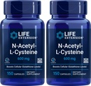 Life Extension N- Acetyl- L- Cystein (NAC) 600mg, 150 Kapsle (Balení po 2)