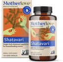 Matka Shatavari (120 Liquid caps) Doplněk k laktaci na podporu přísun mateřského mléka během menstruace - Non- GMO, Organic Herbs, Vegan, Kosher