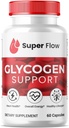 (1 balení) Super Flow Glycogen, SuperFlow Glycogen Support Capsules, Glyco Optimizer Formule, Natural Blood Vessel Cleaner, Premium Super Flow Glycogen Support (60 Kapsle)