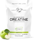 Svalová hostina Creapure - Mikronizovaná kreatin monohydrát prášek 124; Premium Pre- Workout nebo Post- Workout 124; Ochucené stvoření pro ženy & Muži 124; Snadno míchat, gluten- zdarma, bezpečné a čisté (zelené jablko, 250g)