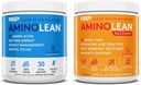 RSP NUTRION AminoLean Pre Workout Energy (Blue Raspberry 30 Servings) s AminoLean Recovery Post Workout Boost (Blood Orange 30 Servings)