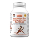 ANDREW Lessman Energy and Fat Metabolismus Faktory 360 Kapsle - Podporuje optimální spalování tuků a energie metabolismus, s karnitin, zelený čaj, guarana, ženšen, B- komplex. Snadno spolknout tobolky