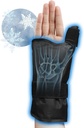 Zápěstní Ice Pack Wrap, Gel Compression Support, Flexible Hot & Cold Brace for Hand Injuries Reuse, Revmatoidní, Tendinitis, Otok, Karpální tunel, Artritida, Studená Pack for Pain & Muscle Therapy