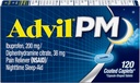 Advil PM Caplet 120 ea (balení po 3)
