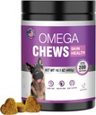 Omega 3 pro psy Kůže a kabát dodatek pro Psí Alergie Žvýkačky Svědění kůže Relief Fish Oil Suchá kůže obnovení Salmon Oil Dodatek 200 Tablety